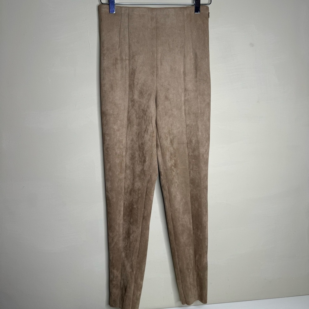 Zara faux suede pants size medium